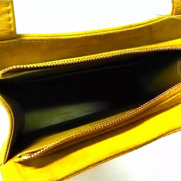 Chanel Yellow Mustard Embroidered Shoulder Bag - Picture 6 of 8